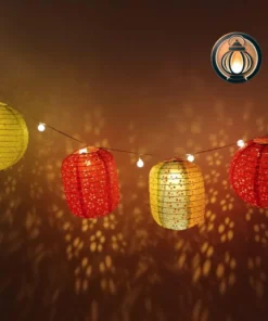 Colorful Hollow Paper Lanterns