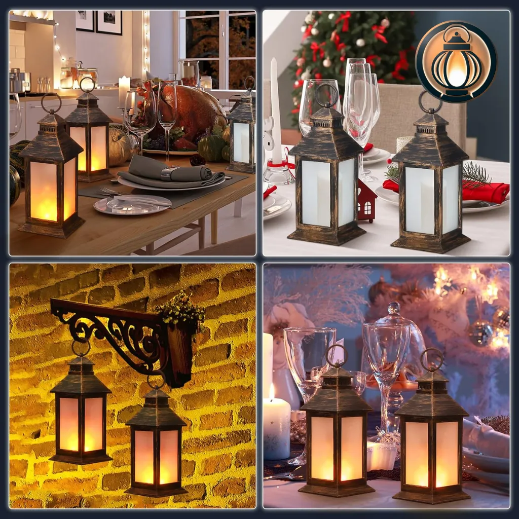 Combo of 4 Multi-Purpose Classic Lanterns